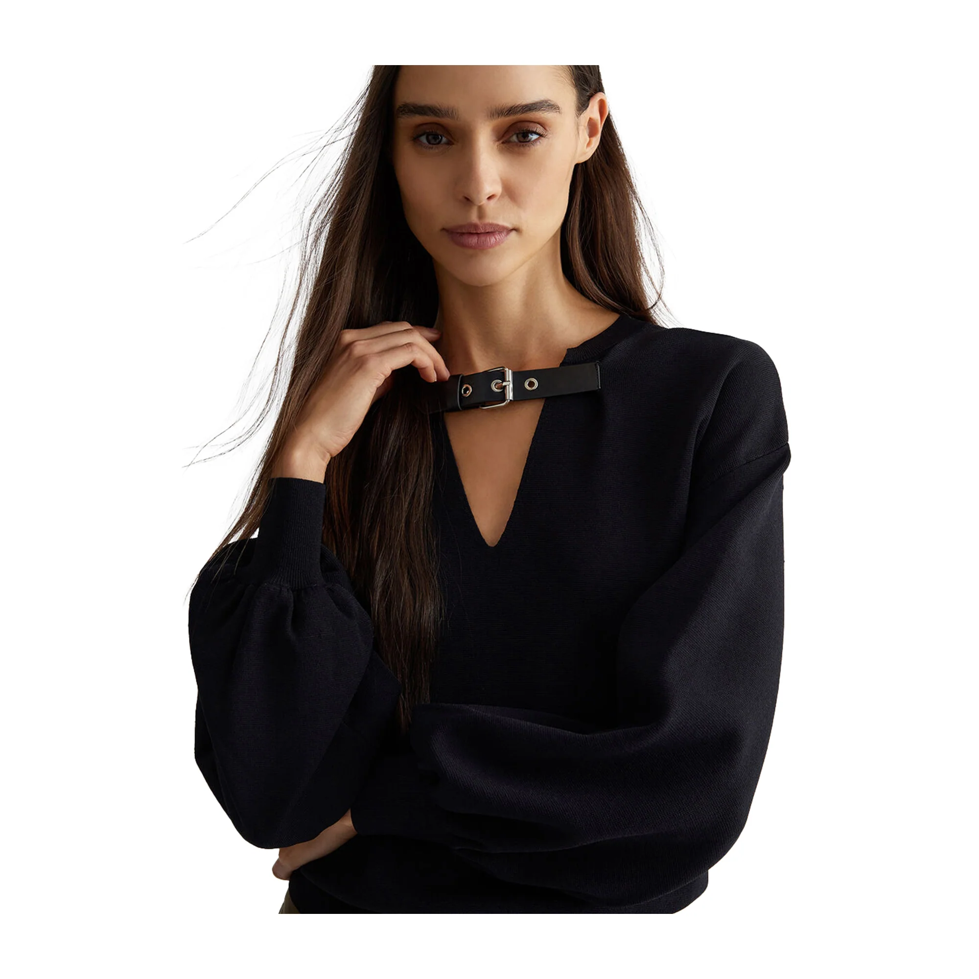 Maglia Donna con cinturino sul davanti - Image 4