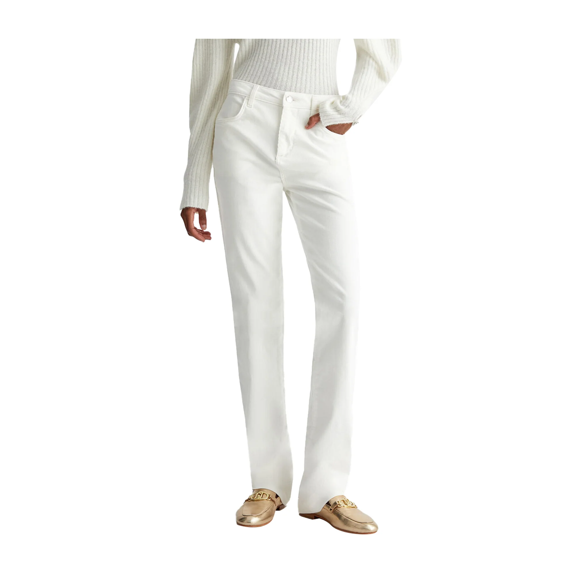 Pantaloni straight Donna in velluto - Image 2