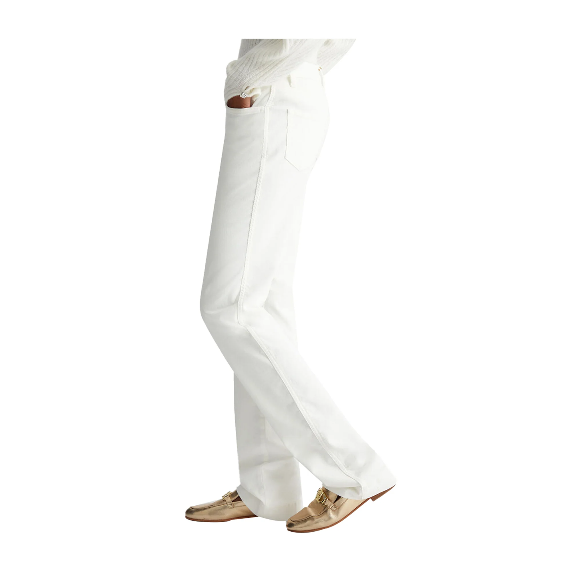 Pantaloni straight Donna in velluto - Image 3