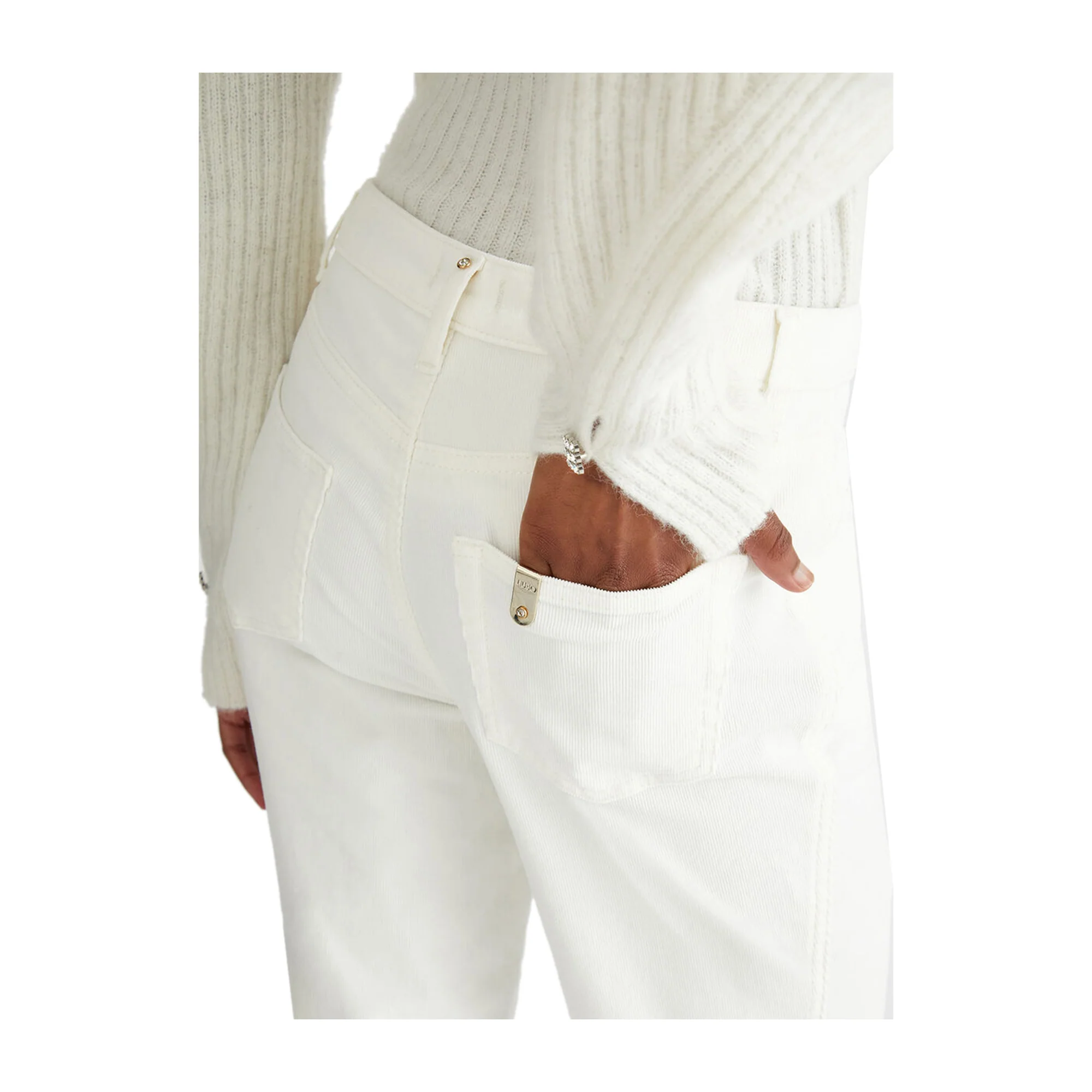 Pantaloni straight Donna in velluto - Image 6