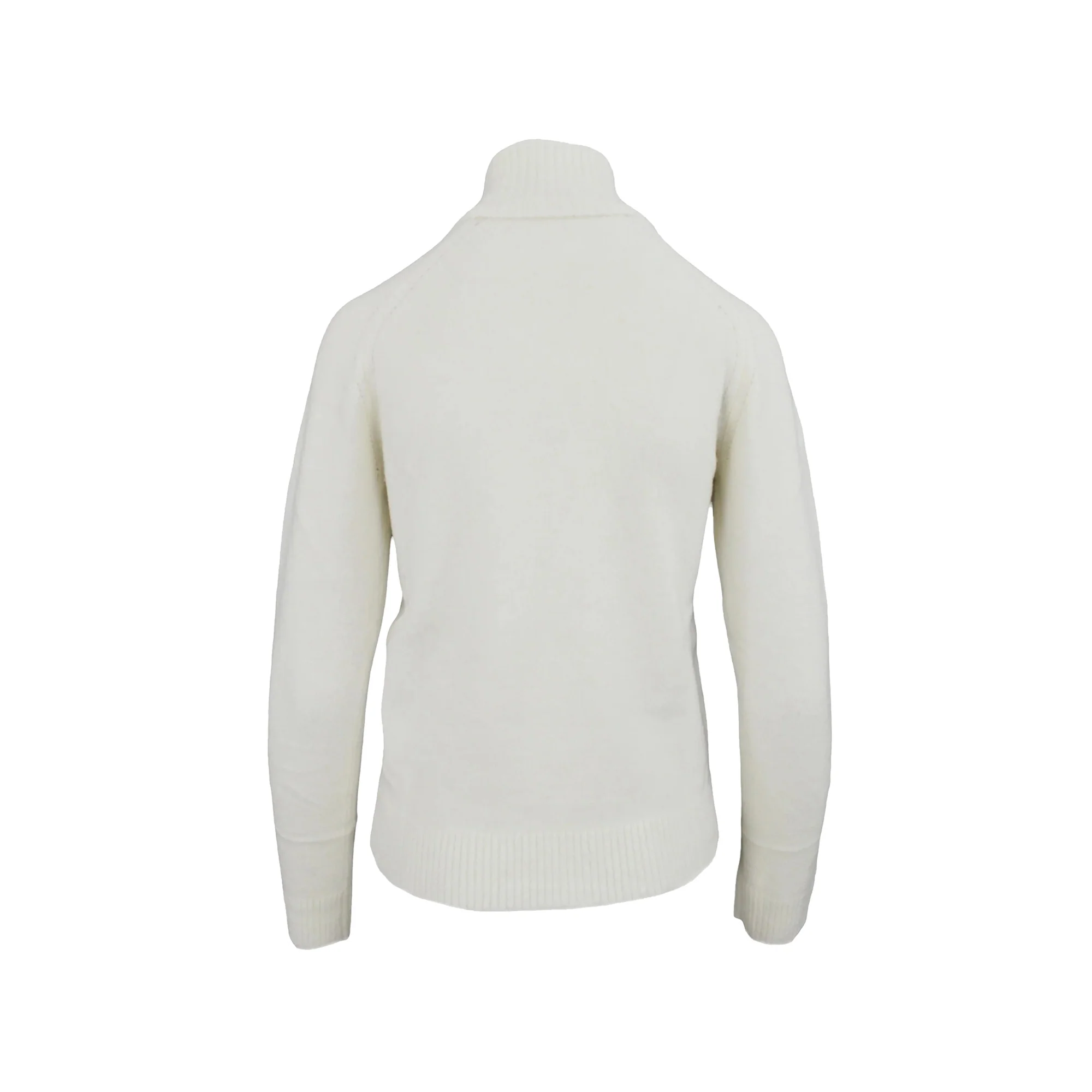 Dolcevita Donna misto lana con logo Bianco - Image 2