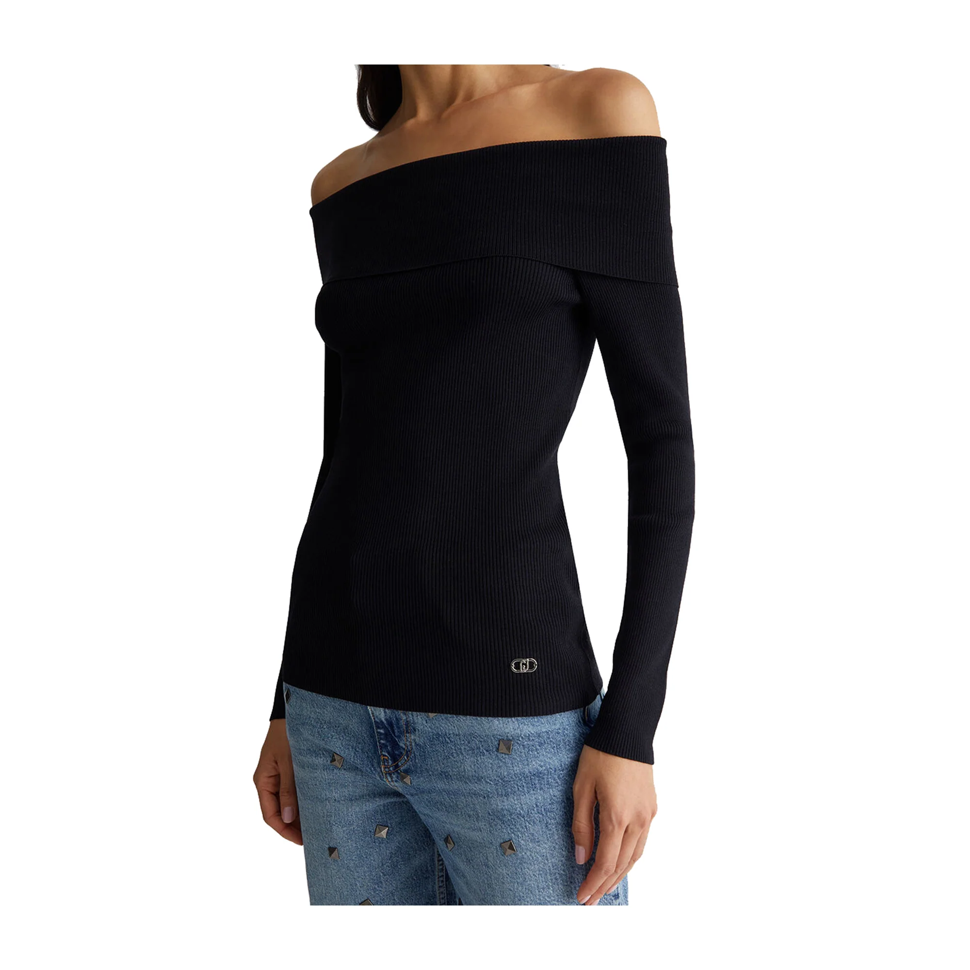 Top Donna in maglia a costine - Image 2