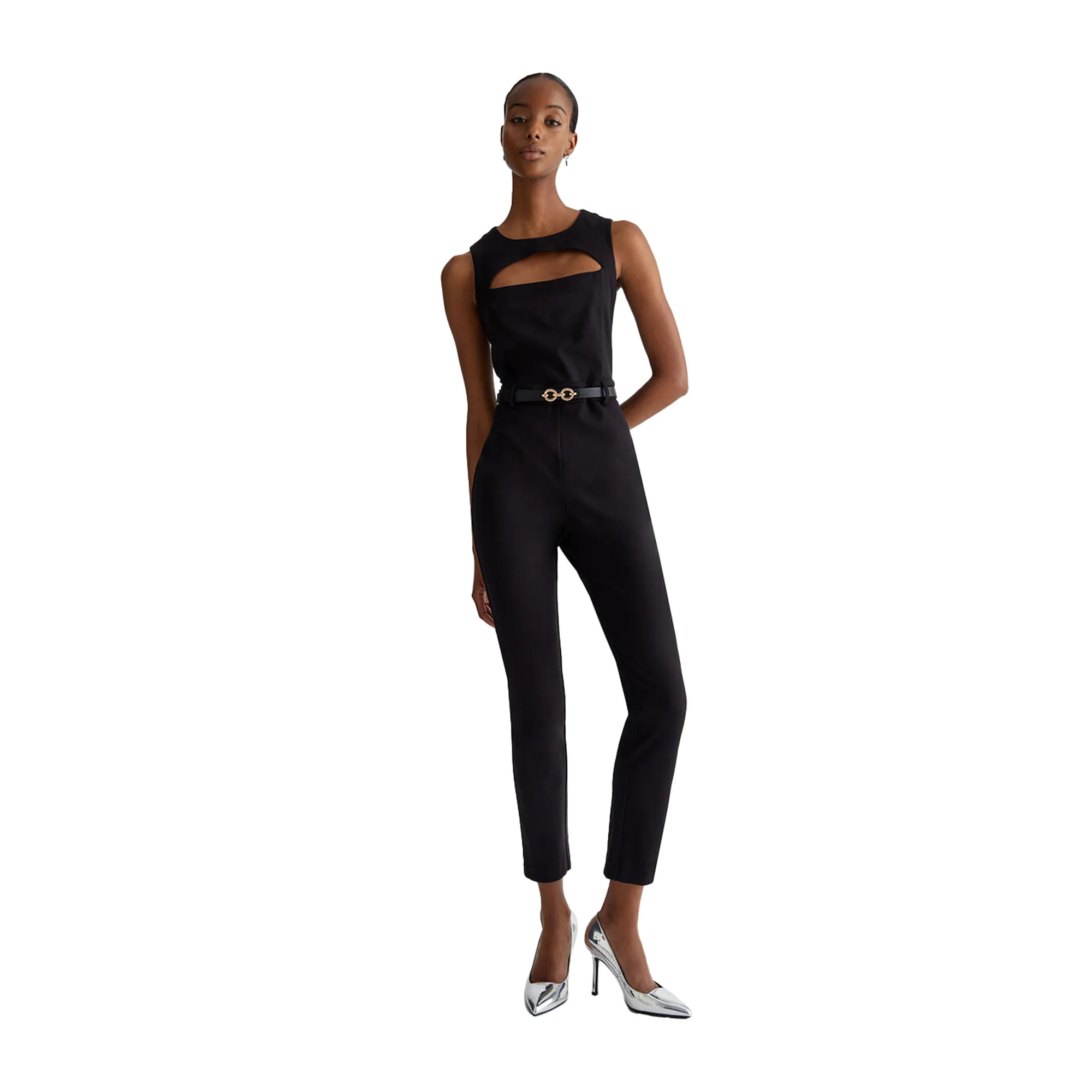 Tuta Stretch Donna con cintura - Image 2
