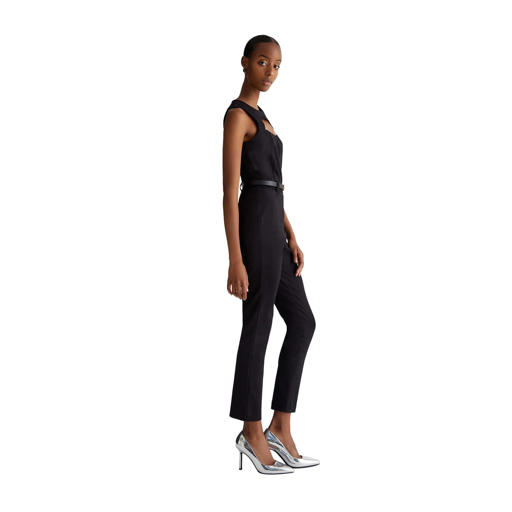 Tuta Stretch Donna con cintura - Image 3
