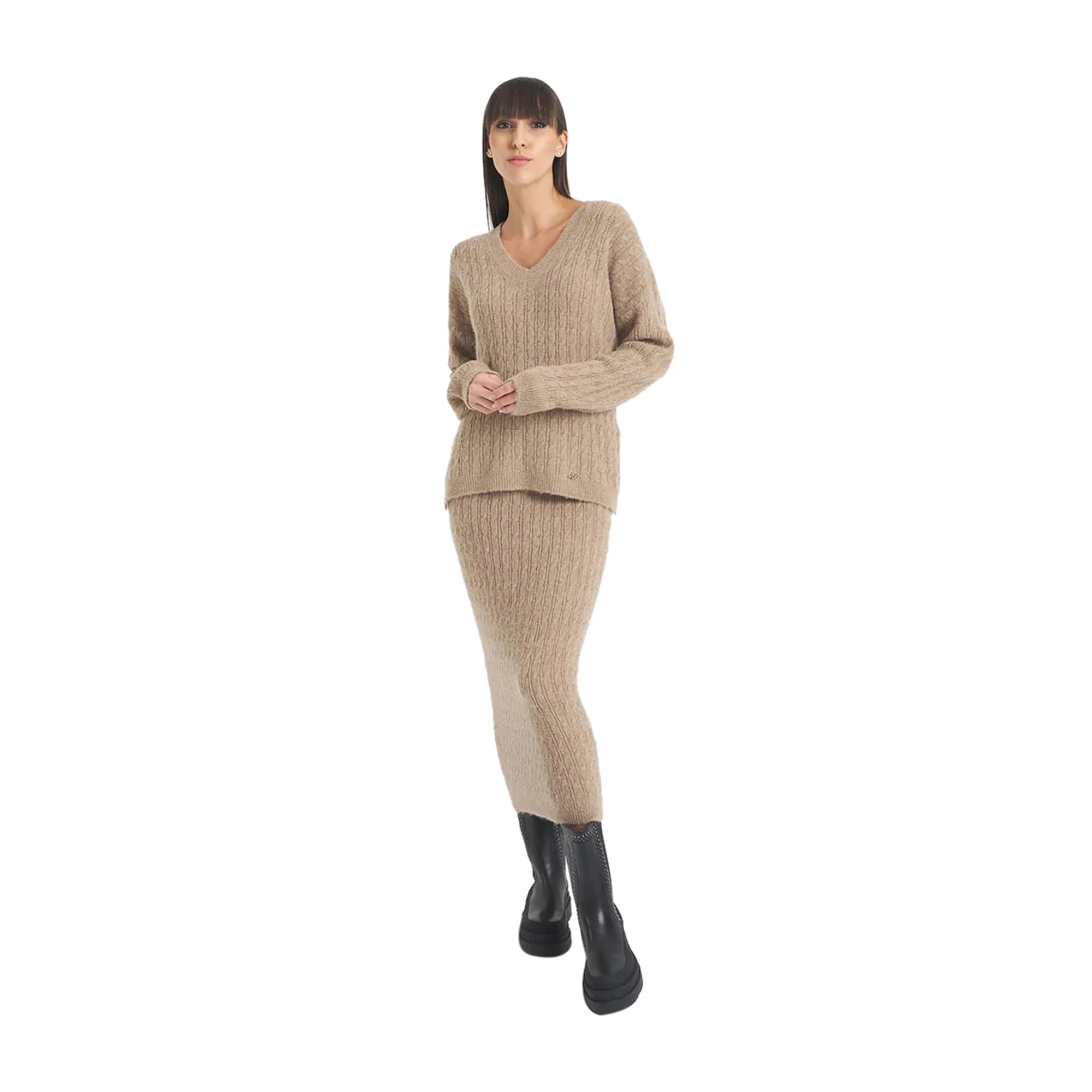 Gonna Maglia Donna modello longuette - Image 3