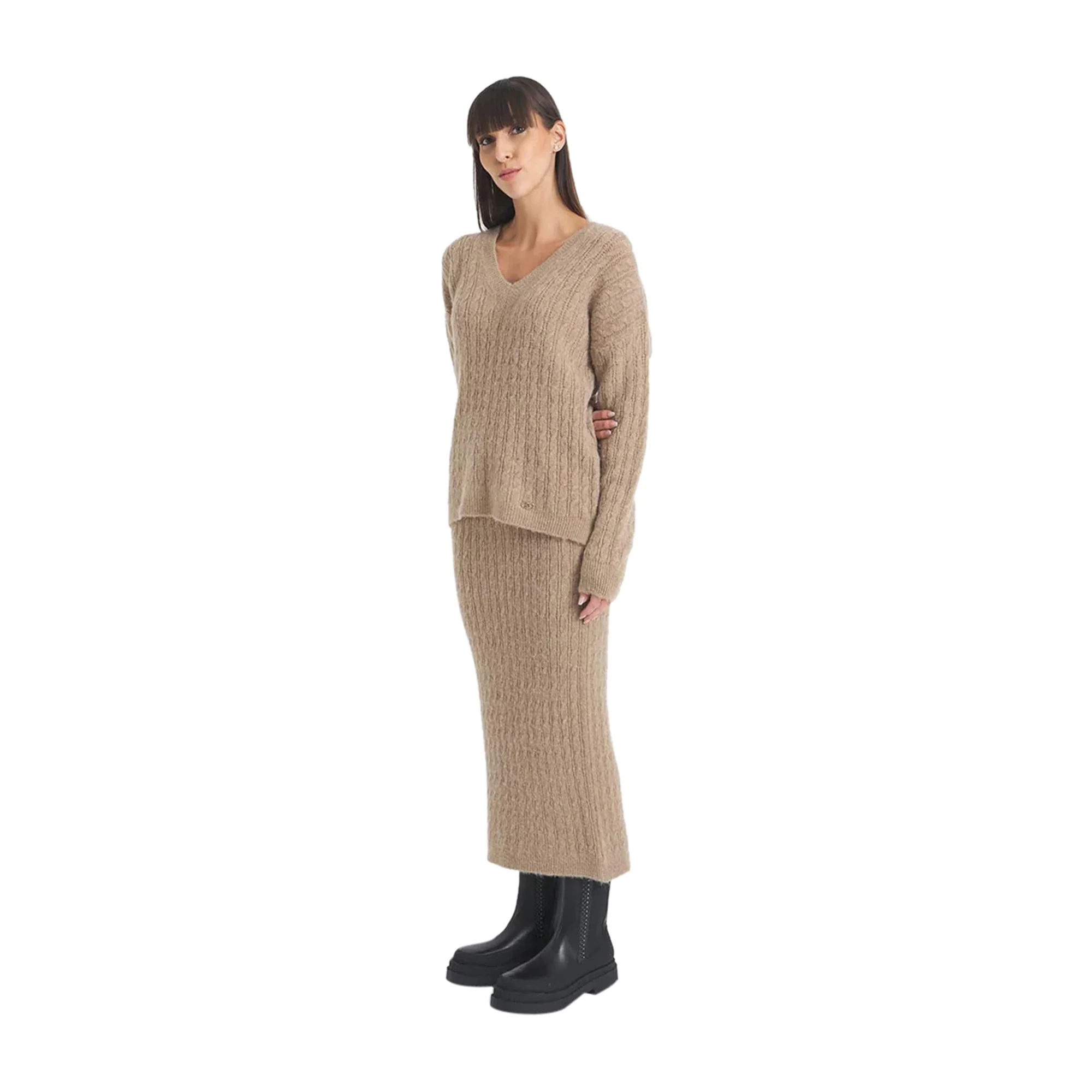 Gonna Maglia Donna modello longuette - Image 4