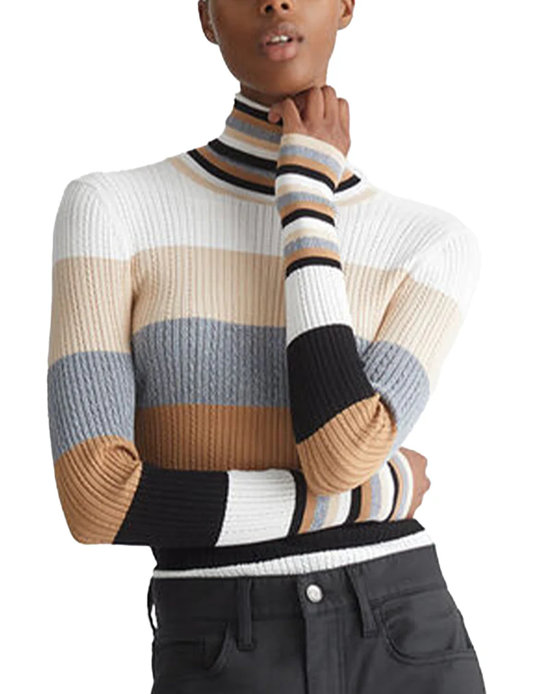 Maglione Donna con motivo a righe - Image 2