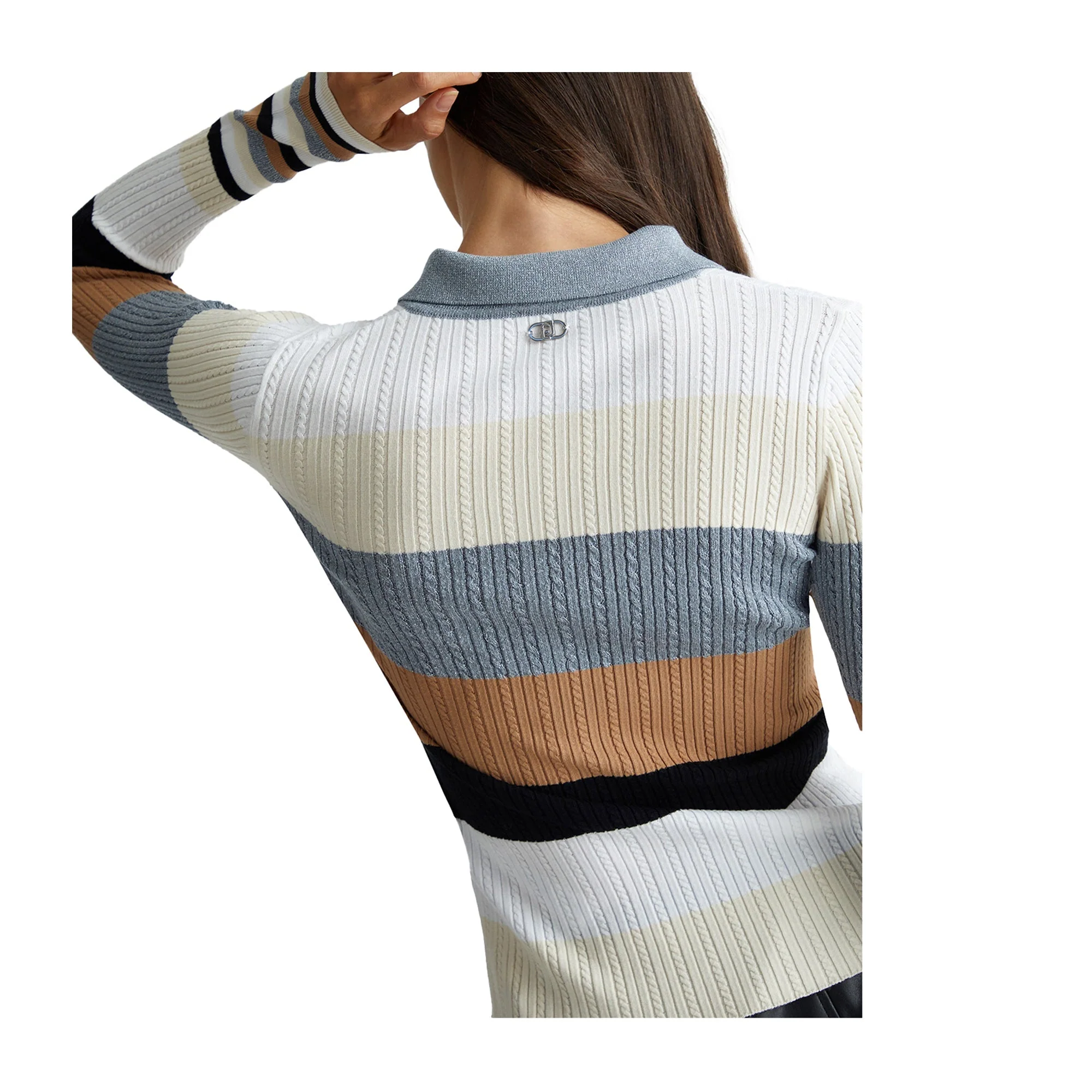 Polo Donna in maglia rigata - Image 11