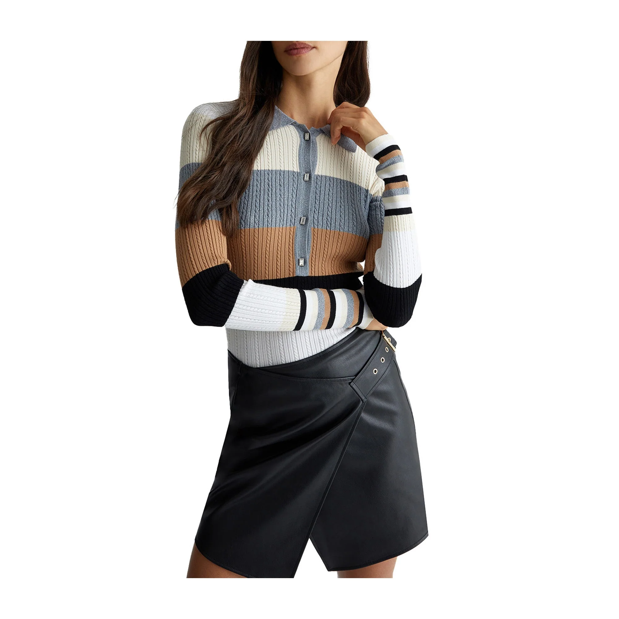 Polo Donna in maglia rigata - Image 9