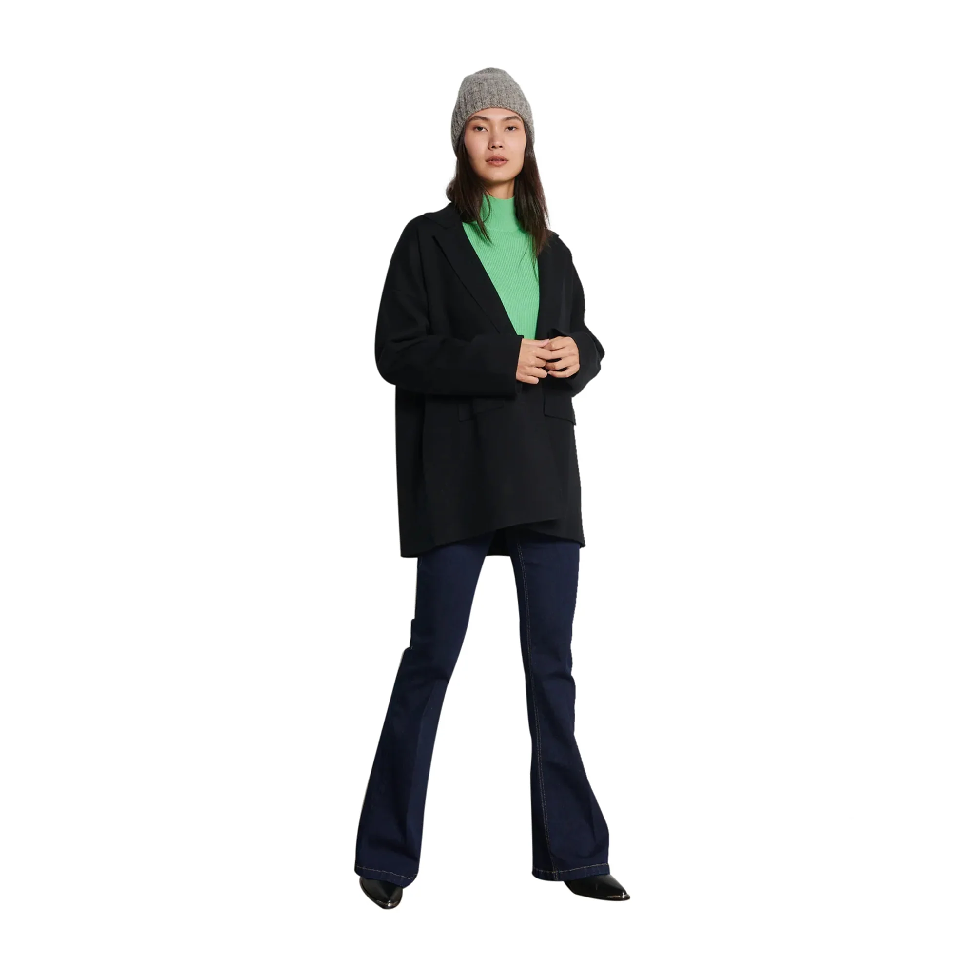 Giacca Blazer Donna dritta nera - Image 7