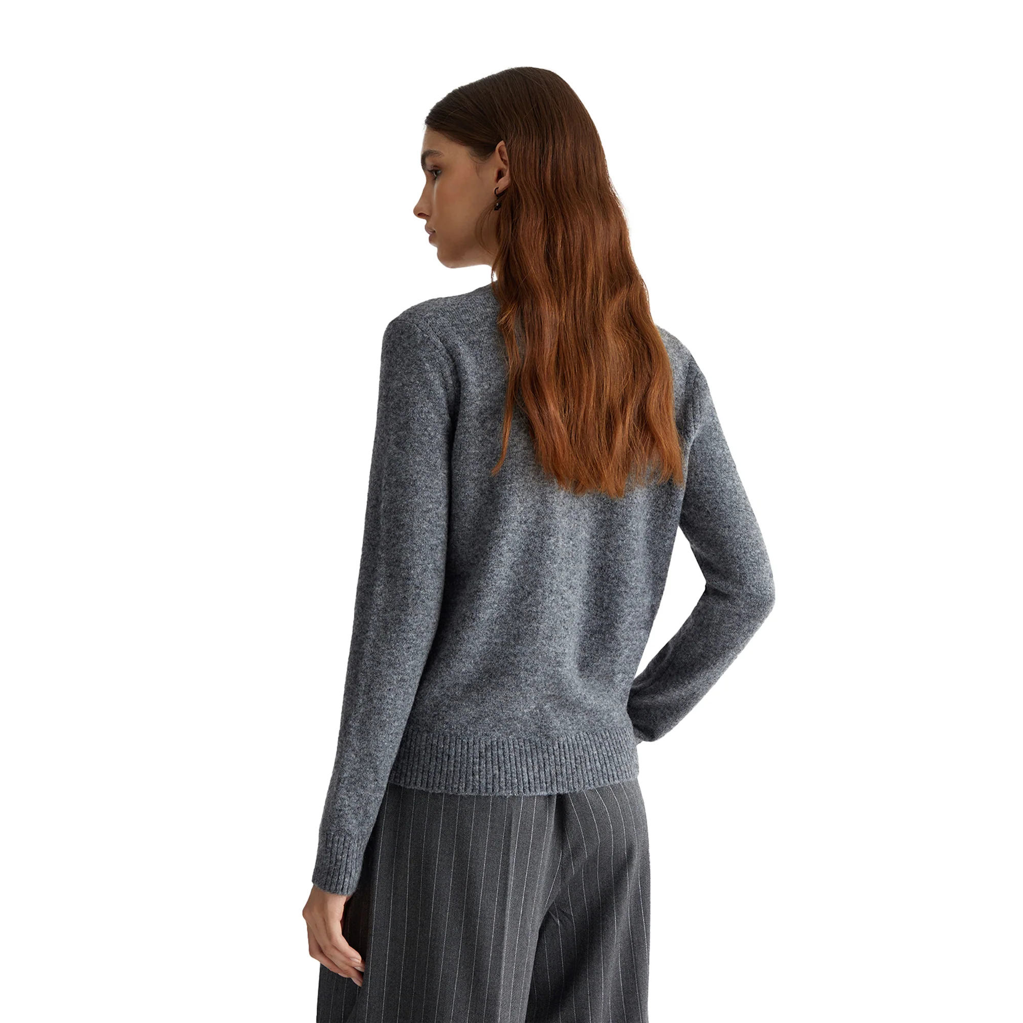 Maglia Donna misto lana e alpaca Grigio - Image 3