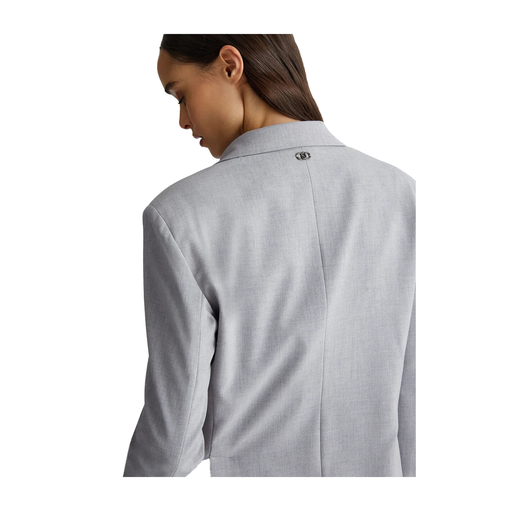 Blazer Donna in Twill Grigio - Image 5
