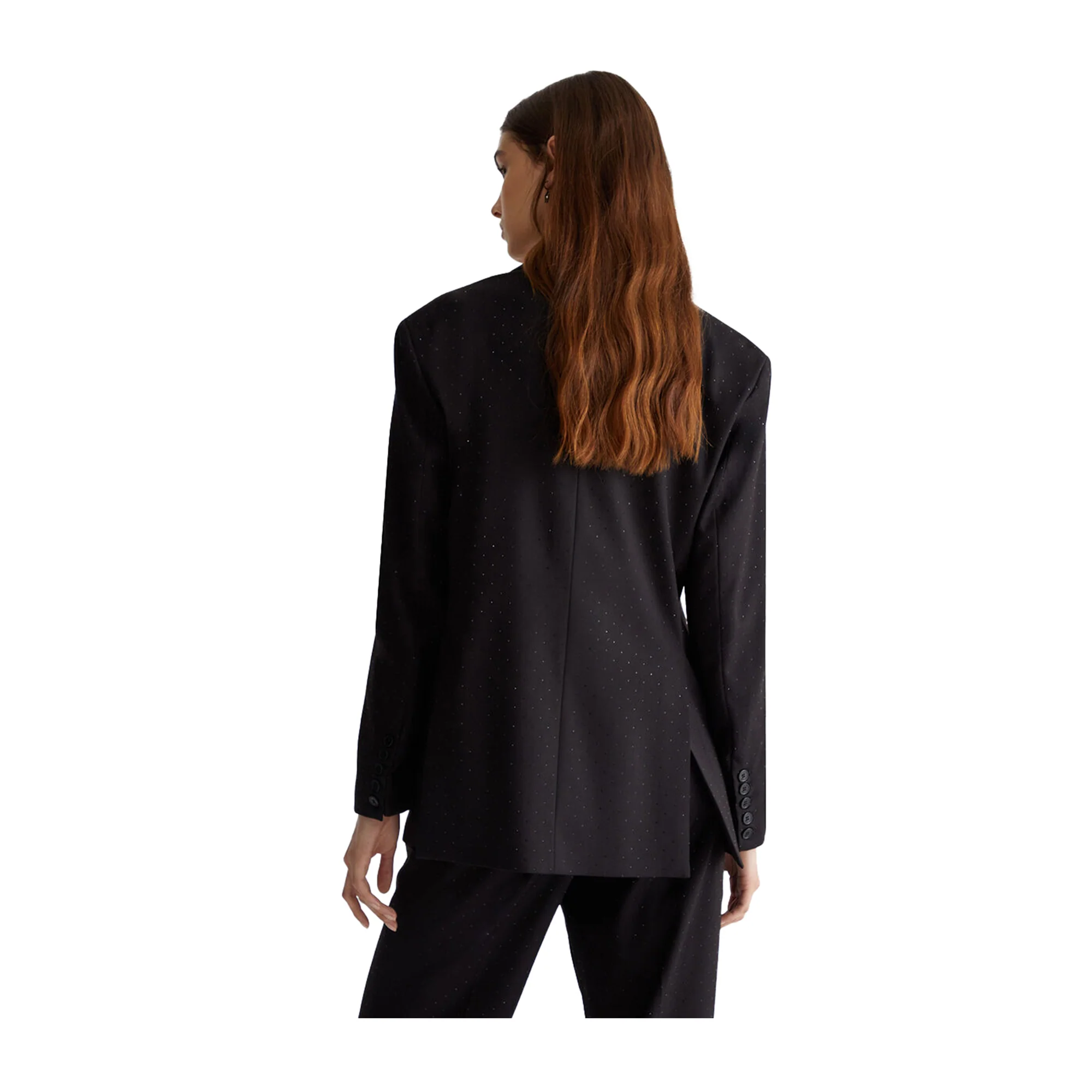 Blazer Donna in Twill Nero - Image 4