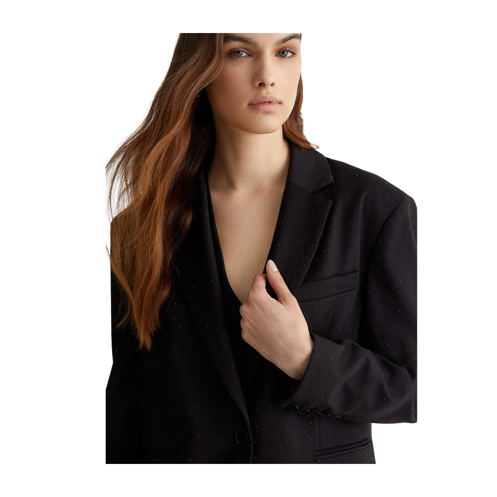 Blazer Donna in Twill Nero - Image 5