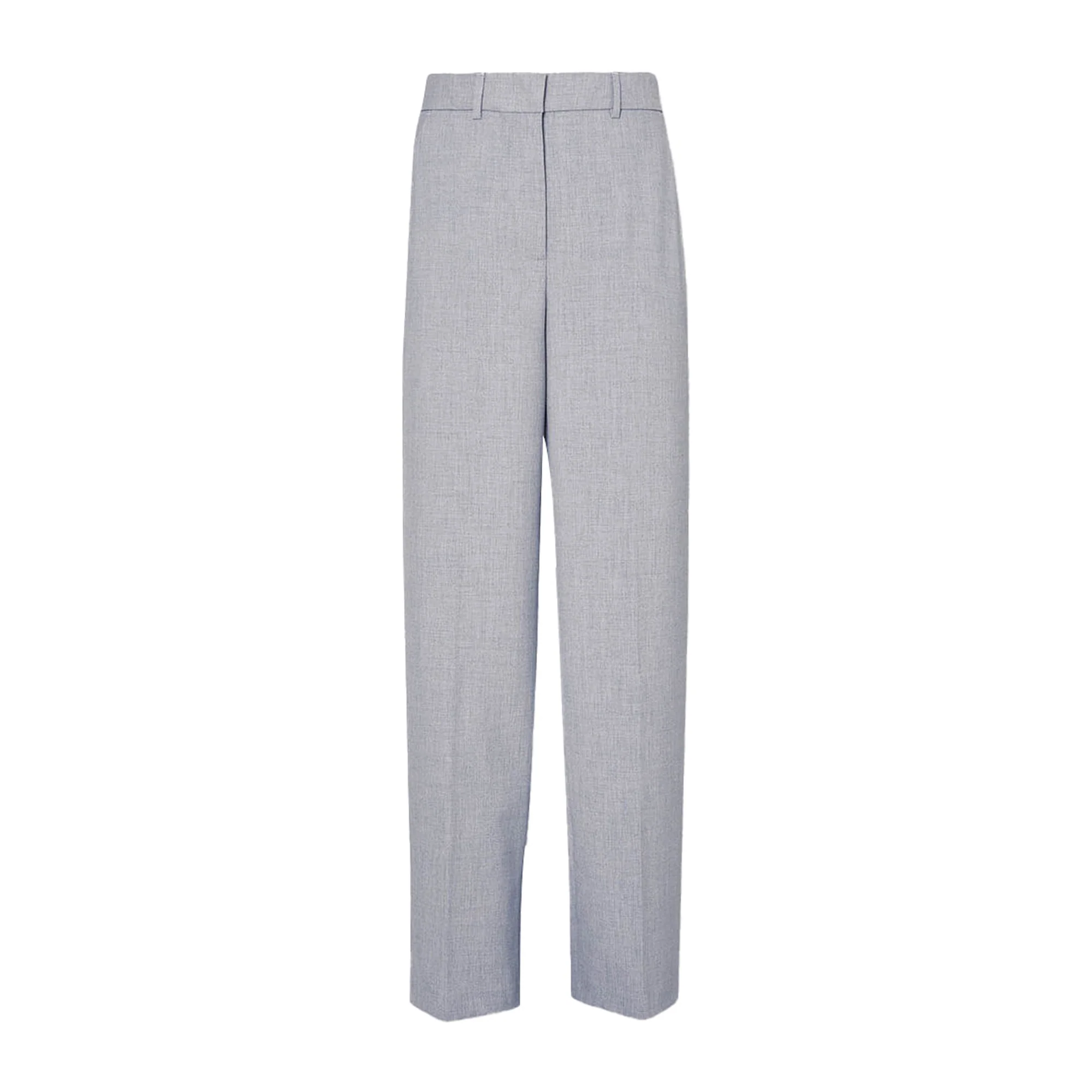 Pantaloni Donna chino in twill Grigio