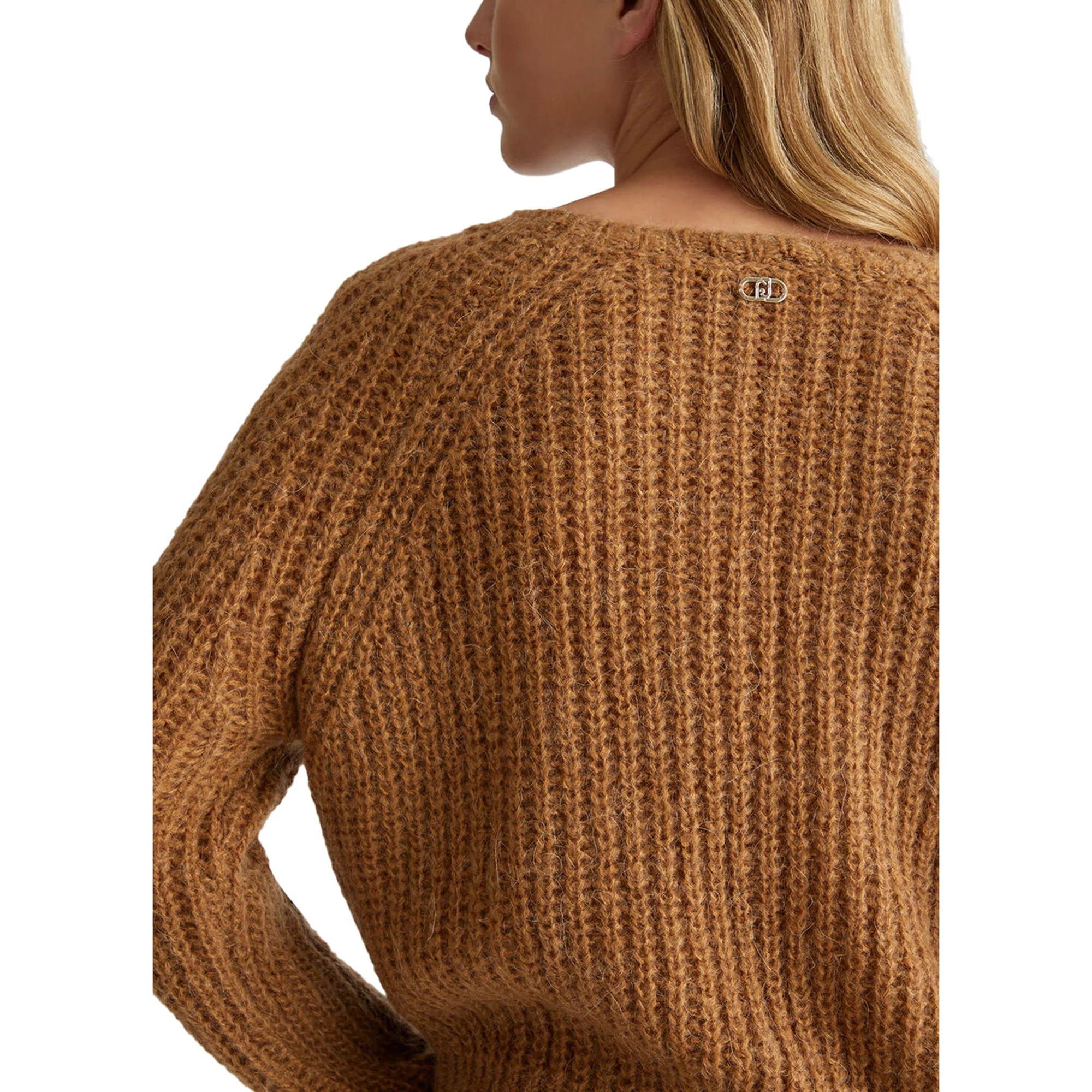 Maglia Donna in misto alpaca Marrone - Image 6