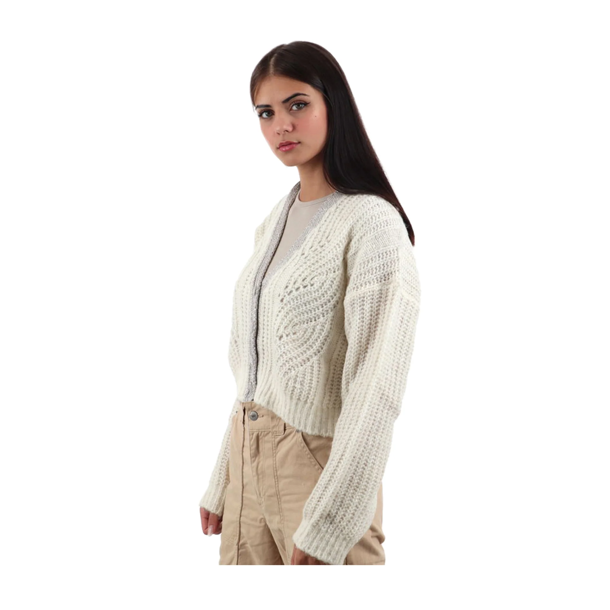 Maglione Donna con apertura a bottoni - Image 2